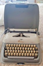 Vintage Portable Adler Primus Manual Typewriter With Case Free Shipping Rare thumbnail