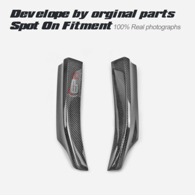For Subaru VBH WRX OE Type Carbon Fiber Front Side Spat Canard Paor (Stick on)
