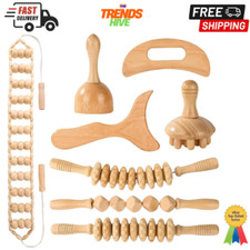Wood Therapy Tools for Body Shaping,8 in 1 Wood Therapy Massage Tools, Wooden