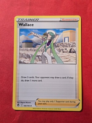 2022 Pokemon Sword and Shield Silver Tempest #166 Wallace, UC, NF/H, cd1