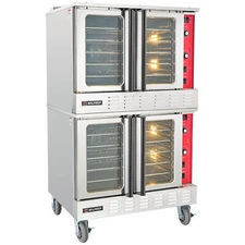Commercial Propane Gas Convection Oven LPG 38" Full Size Double Deck 108000 BTU