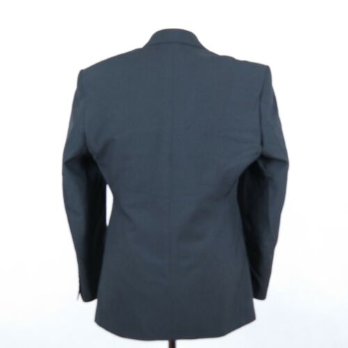 Mens Vintage Blazer 40S UK Size GEORGE Dark Grey Charcoal Sport Coat Jacket - Picture 4 of 11