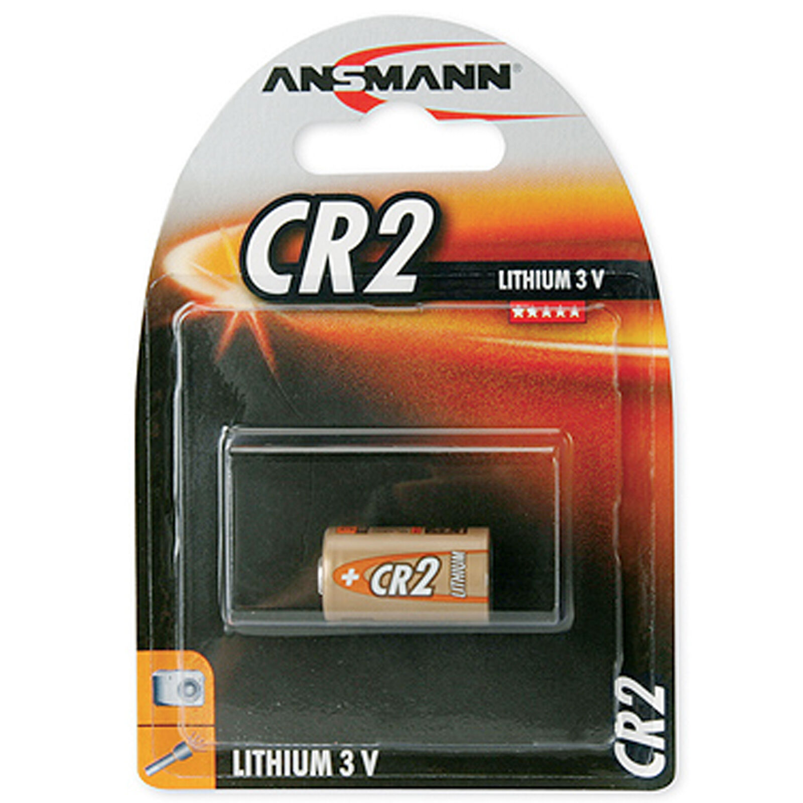 5x Ansmann cr2 Lithium Battery - 750 mAh Photo Battery - 3 Volt