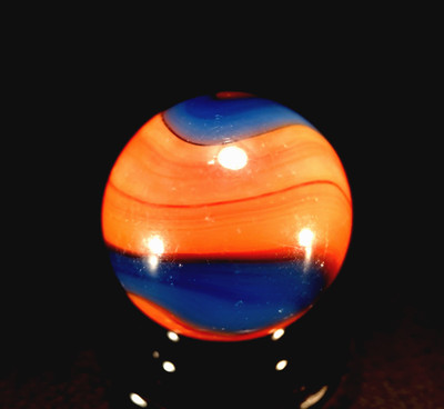 AKRO AGATE    JOLLY ROGER      Great sharp colors     * OUTSTANDING *