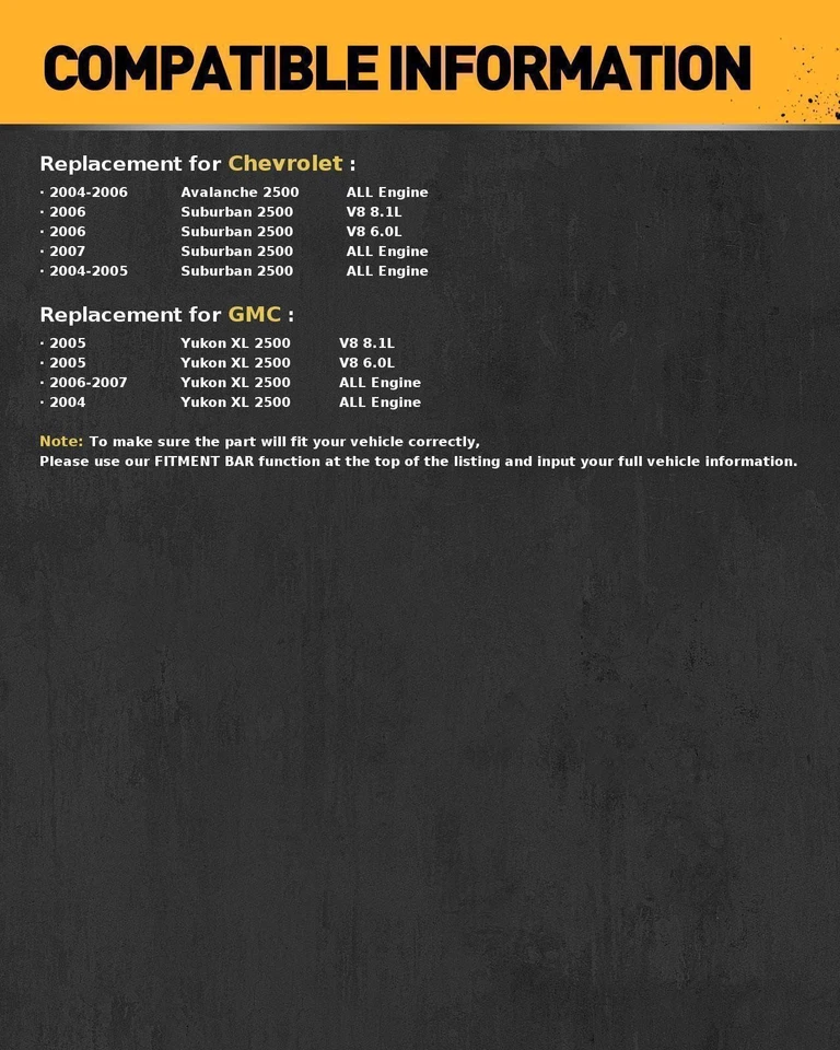 Fuel Pump Assembly w/ Fuel Sender For 2004-2006 Chevrolet Avalanche 2500 FG0374 - Image 2 of 4