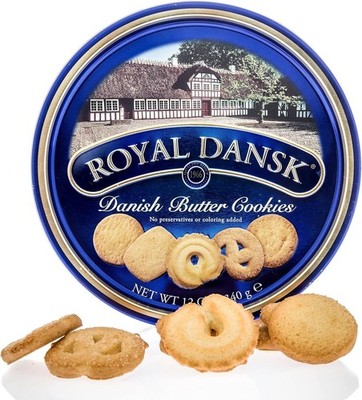 ''Danish Butter Cookies, Premium 1.5 Pound (Pack of 1) Danish Butter cookies''