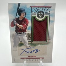 2024 PANINI BOYS OF SUMMER  AUTO TOMMY TROY  RELIC CARD -  #73/99   -  DBACKS