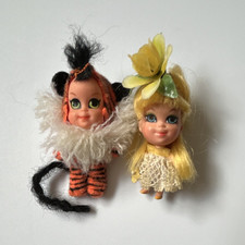 Vintage 1960s Liddle Kiddle Clone Dolls Lot T...