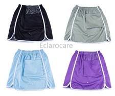 Nuevo Pantalón Falda Pañal Adulto Lavable Impermeable Reutilizable Elástico con Bolsillo