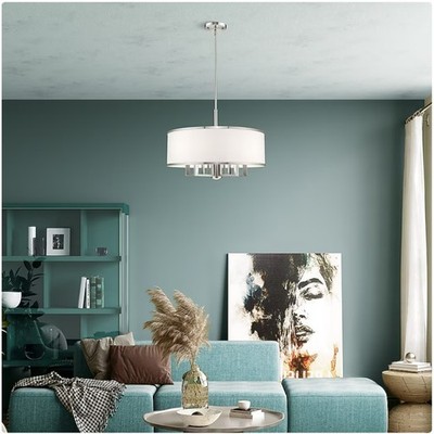 Livex Lighting 62616-91 Park Ridge Chandelier Brushed Nickel