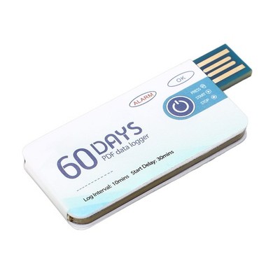 USB Temperature Data Recorder 10000 Groups Storage High Accuracy Disposable SET