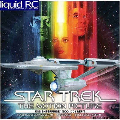 Polar Lights 1006 1/350 Star Trek U.S.S. Enterprise Refit Plastic Model Kit
