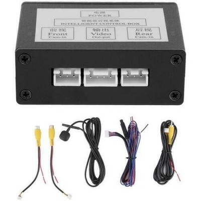 Auto Multiple Cameras Switch Control Box Zwei Wege für Front /Rückfahrkamera