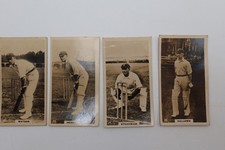 WILLS CRICKETERS CIGARETTE CARD ENGLISH CRICKET PLAYER PHOTO FAULTY