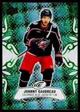 2024-25 Upper Deck ICE Johnny Gaudreau #81 Emerald Green