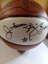 Julius Dr. Erving Signed HOF NBA Spalding Basketball JSA