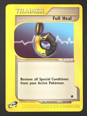 Pokemon TCG Full Heal 154/165 Expedition Base Set Regular Common NM
