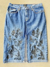 Y2K xoxo denim skirt size 7/8
