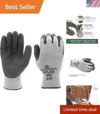 Atlas 451 Large Insulated Work Gloves - Latex Palm, Warm Acrylic Liner, 12 Pairs