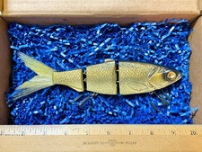 KGB Benson Swimbait / Glidebait (Resin) - Discontinued: “Golden Shiner” (New)