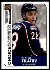 2008-09 Collector's Choice Nikita Filatov Rookie Columbus Blue Jackets #214