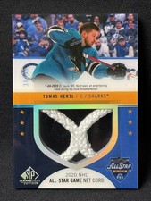 2020-21 SP Game Used Hockey Tomas Hertl All-Star Net Cord 30/35