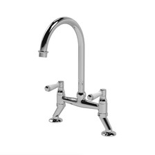 Balterley Traditional Bridge Mixer Kitchen Tap - Chrome