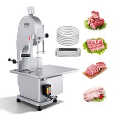 VEVOR 1800W Commercial Electric Meat Bandsaw Stainless Steel Bone Sawing Machine