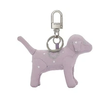 VICTORIA'S SECRET PINK MICRO DOG KEYCHAIN STARS
