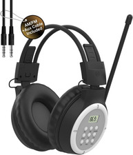 AM FM Radio Headphones, Personal Portable Radio Headset Am/Fm Digital with Best