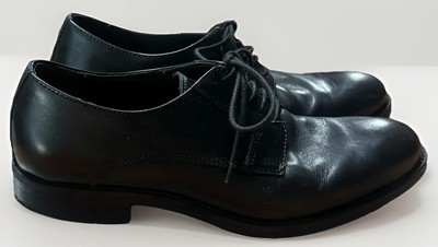 SAKS FIFTH AVENUE Ellis Black Leather Lace Up Oxfords Dress Shoes Men’s Sz 8.5 SAKS FIFTH AVENUE Ellis Black Leather Lace Up Oxfords Dress  main image 2