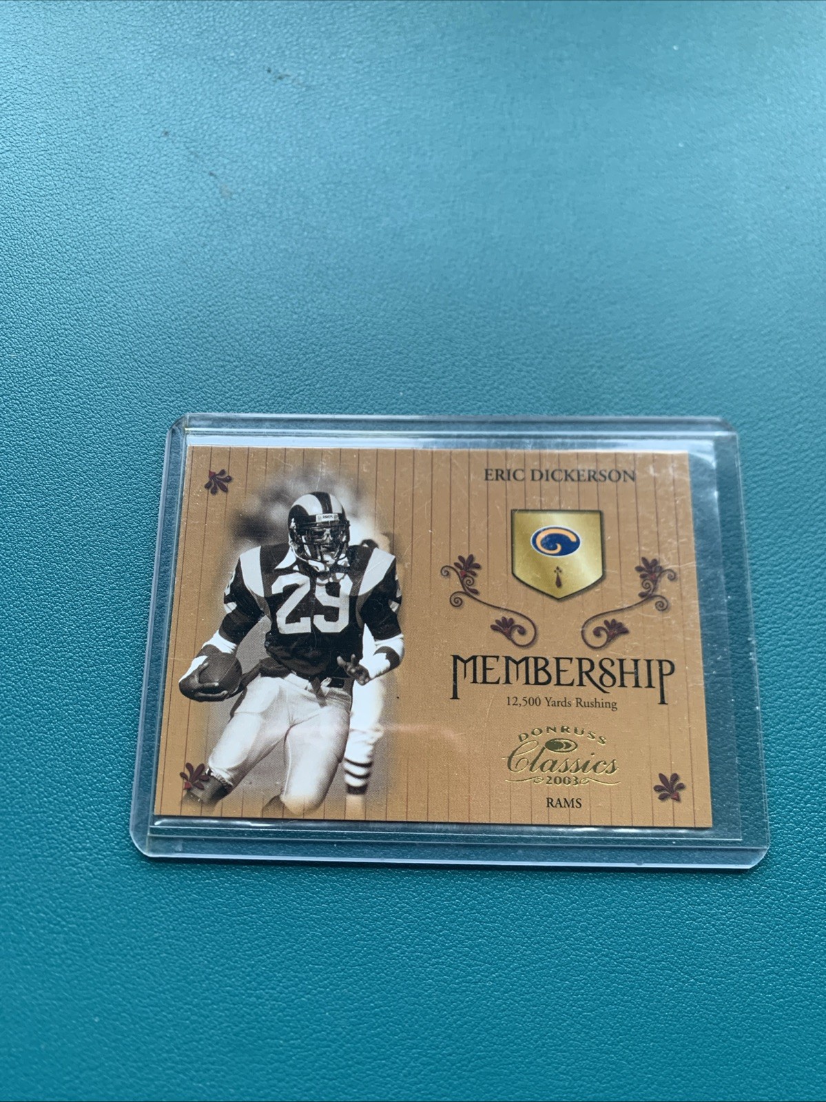 2003 Donruss Classics Membership #M19 Eric Dickerson Rams HOF #/1500 NM-MT