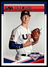 2018 Panini Stars & Stripes Cole Wilcox USA #34
