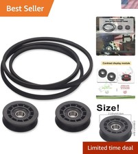 Idler Pulley  Drive Belt Kit for Husqvarna  Poulan Lawn Mowers - 2x1.3x3