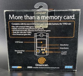 Sega Dreamcast Visual Memory Unit Clear Blue - New Sealed