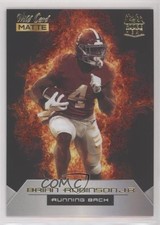 2022 Wild Card MATTE Rookie Heat Black - Orange Flames Brian Robinson Jr RC m5e. rookie card picture