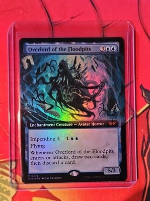 Overlord of the Floodpits : MTG *FOIL* Duskmourn: House of Horror / NM