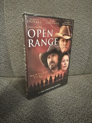 OPEN RANGE  Robert Duvall  Kevin Costner  Annette Bening  2-Disc  BRAND NEW DVD