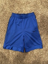 Nike Elite Stripe Basketball Shorts Youth Boy s Size XL Royal Blue