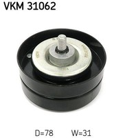 SKF VKM 31062 Umlenk-/FüHrungsrolle, Keilrippenriemen FüR Audi VW