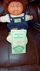 vtg. CABBAGE PATCH KID, BOY, BROWN AUBURN CORNSILK HAIR, FRECKLES, PREOWNED
