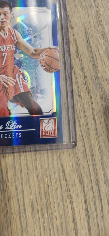 2012-13 Elite Jeremy Lin Aspirations Blue /99 Houston Rockets Knicks Legend - Image 3 of 4