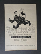 Werbung aus Zeitschrift - XXL - Simplicissimus - 37x25cm