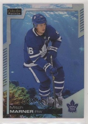 2020-21 O-Pee-Chee Platinum Aquamarine 242/499 Mitch Marner #144 04hp