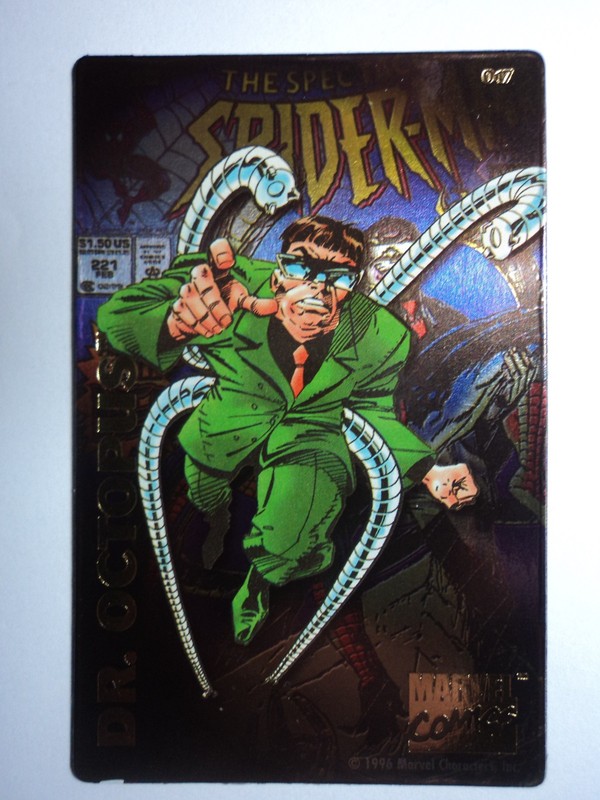 1996 MARVEL COMICS SUPER HEROES MAGNET - DR. OCTOPUS - ( FLAWED )