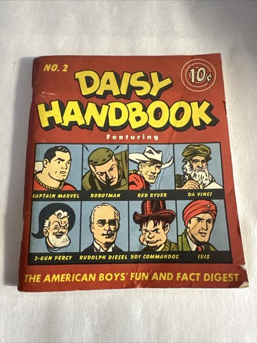 DAISY HANDBOOK #2 FEATURING CAPTAIN MARVEL RED RYDER 1948 Great Shape