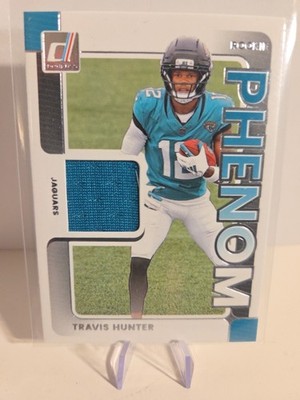 2025 Panini Donruss Phenom Rookie Patch Travis Hunter Jaguars RC RPJ-THR
