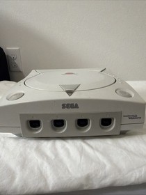 Sega Dreamcast White Video Game Console with Two Controllers