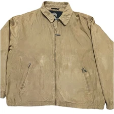 Weatherproof Mens Jacket Brown Full Zip Pockets Collar Lined XXL