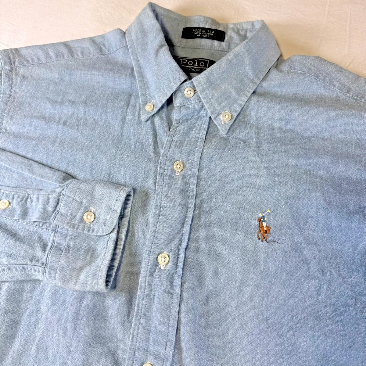 Polo Ralph Lauren Chambray Casual Button-Down Shirts for Men for